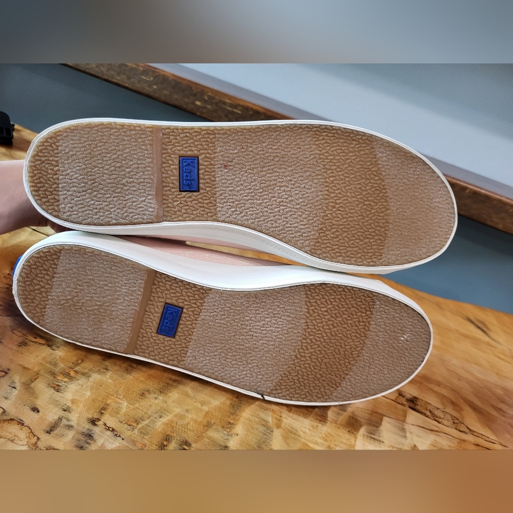 Keds Kickstart Peach Spanish Villa Iridescent Canvas … Gem